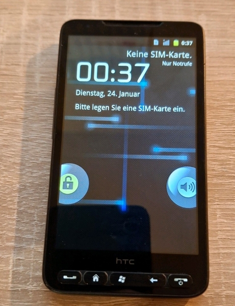 HTC  HD HD2 – 1GB – Schwarz Smartphone Android Topp!