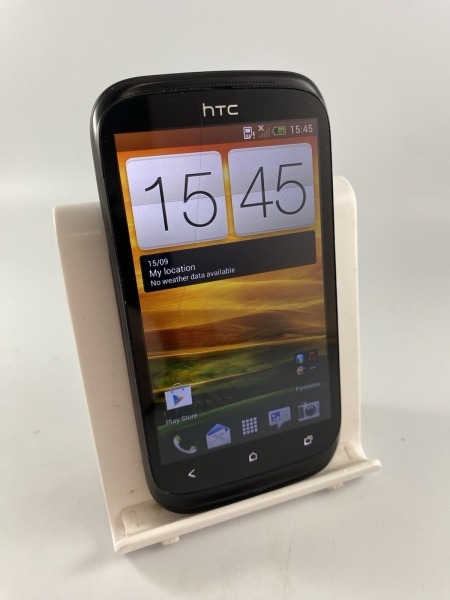 HTC Desire X schwarz O2 Netzwerk Single SIM 4GB 4″ 3G Android Smartphone gesprungen