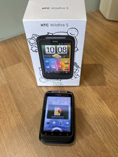 HTC Wildfire S – schwarz (O2) Smartphone einwandfrei funktionsfähig