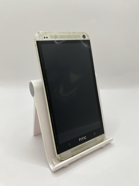 HTC One M7 silber 32GB 4,7″ 4MP UltraPixel Android Smartphone defekt #A