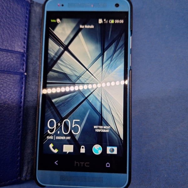 HTC  One mini – 16GB – Blau (Ohne Simlock) Smartphone