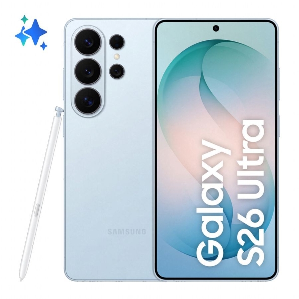 Samsung Galaxy S948B S26 Ultra 5G 256 GB Sky Blue Dual SIM Android Smartphone