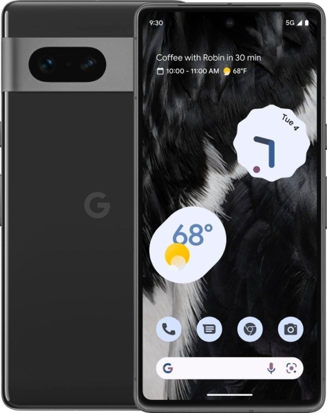 Google Pixel 7 5G Smartphone 128GB Obsidian 95 Batteriezustand voll funktionsfähig