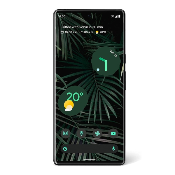 Google Pixel 6 Pro 128GB Stormy Black Fairer Zustand entsperrt Android Smartphone