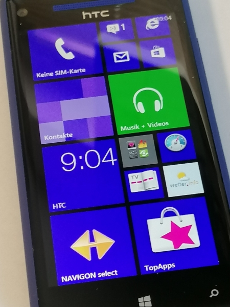 Smartphone HTC Windows Phone 8X 4,3 Zoll 16 GB Windows Phone Blau #7351