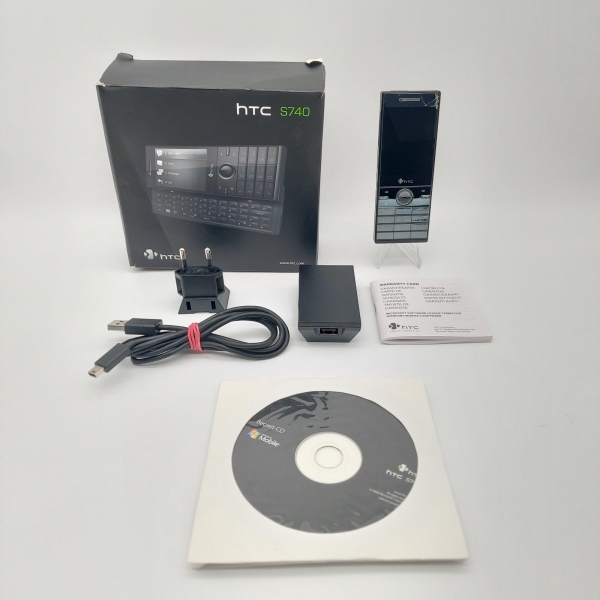 HTC S740 Handy Vintage Smartphone (Display gesprungen) – OVP – geprüft
