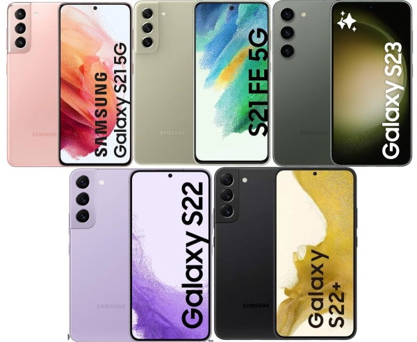 Samsung Galaxy S21/S21 FE/S22/S22+/S23/S23 FE alle Größen alle Farben Smartphone