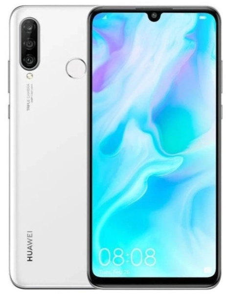Huawei P30 Lite 128GB 4G entsperrt Android Smartphone makelloser Zustand weiß