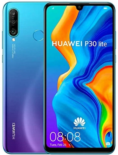 Huawei P30 Lite 64GB 4G entsperrt Android Smartphone makelloser Zustand blau