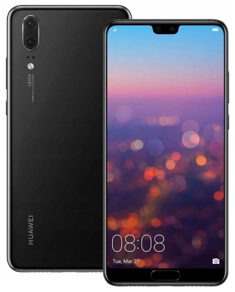 Smartphone Huawei P20 EML-L29 Schwarz ohne Simlock | Kleine helle Flecken
