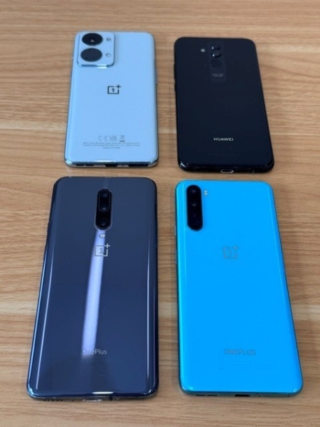 4x OnePlus/Huawei – Smartphone Restposten für Handyhändler, Mängel aufgelistet