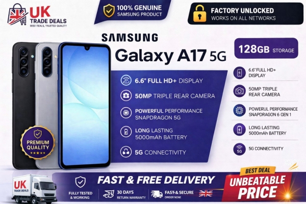 Samsung Galaxy A17 5G 128GB/256GB Dual SIM entsperrt Android Smartphone – SIM frei