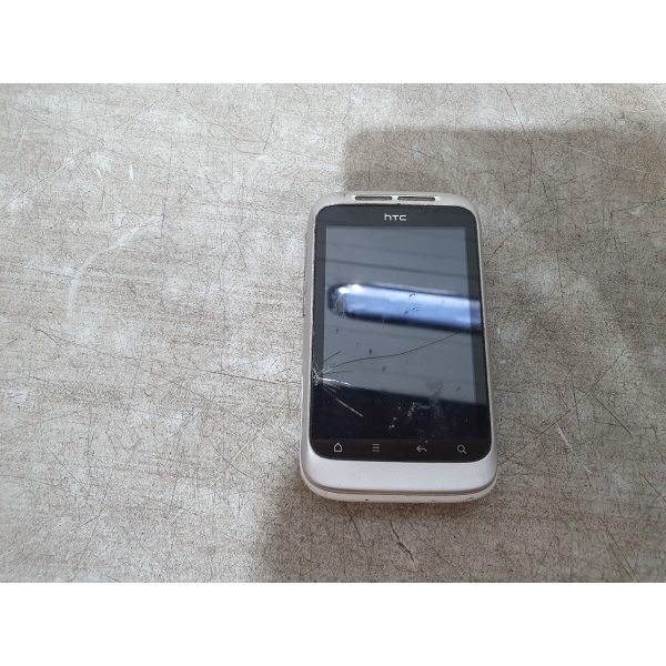 HTC Wildfire S PG76100 Smartphone weiß Wi-Fi 3,2″ LCD 5MP 512MB – als Ersatzteilspender