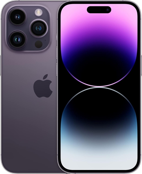 Apple iPhone 14 Pro 256GB Deep Purple Smartphone 100 Batt Health voll funktionsfähig