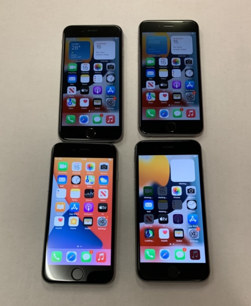 4X – Apple iPhone 6S 32GB spacegrau (entsperrt) iOS Smartphone -RESTPOSTEN- funktioniert