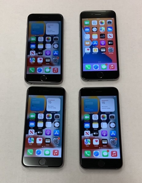 4X – Apple iPhone 6S 32GB spacegrau (entsperrt) iOS Smartphone – RESTPOSTEN