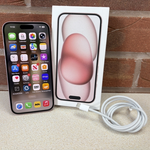 Apple iPhone 15 256GB pink entsperrt 5G iOS 6,1 Zoll 48MP Smartphone