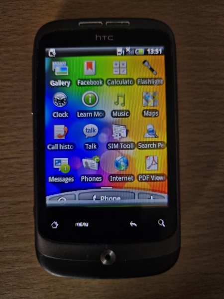 HTC Wildfire S 3G entsperrt Android Internet 3,2″ 3G Smartphone 652