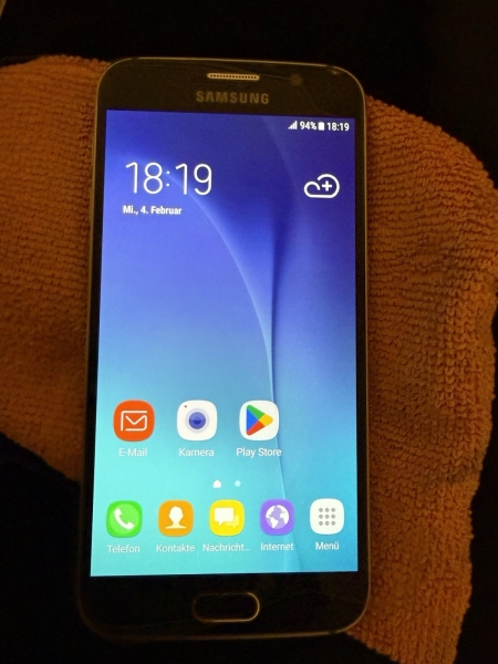 Samsung Galaxy S6 SM-G920F Smartphone, Blau, ohne Simlock