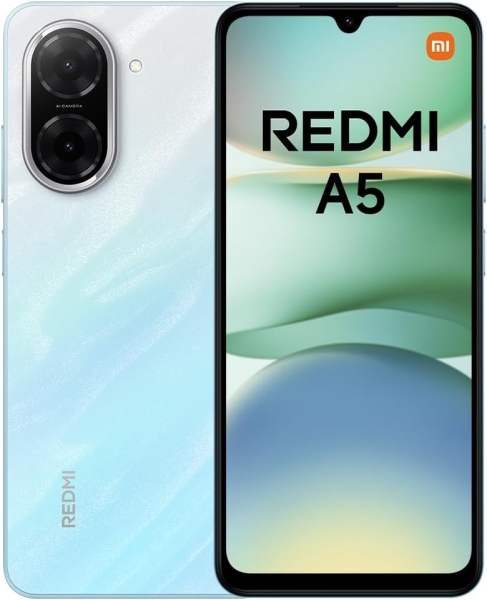 XIAOMI Redmi A5 Smartphone – 3GB+64GB, 6,52″ HD+ Display, Dual SIM – Blau