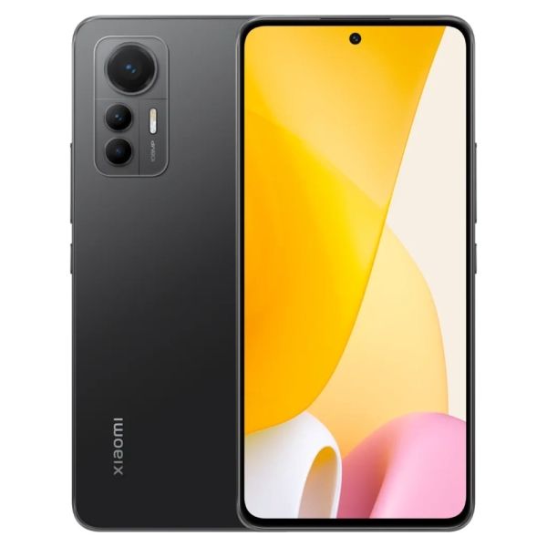 Xiaomi 12 Lite 128GB schwarz sehr guter Zustand entsperrt Android Smartphone