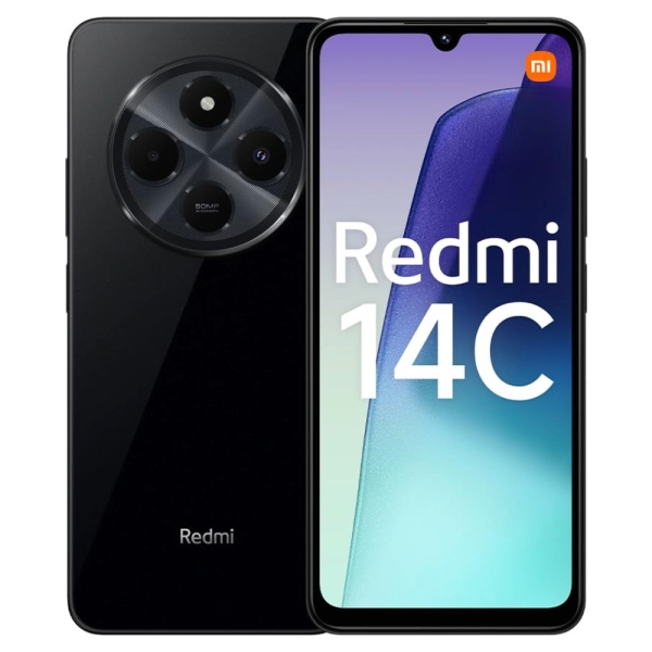 Xiaomi Redmi 14C 128GB schwarz sehr guter Zustand entsperrt Android Smartphone