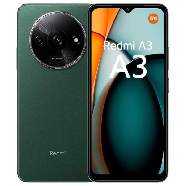 Xiaomi Redmi A3 64GB grün sehr guter Zustand entsperrt Android Smartphone