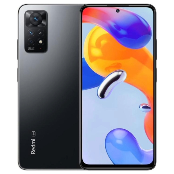 Xiaomi Redmi Note 11 64GB grau fairer Zustand entsperrt Android Smartphone