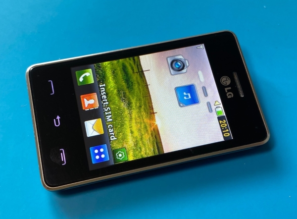 LG T385 Touchscreen Handy, vollständig getestet, entsperrt, Retro Smartphone