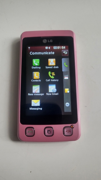 LG Cookie KP500 in süßem Pink, entsperrtes Touchscreen Handy