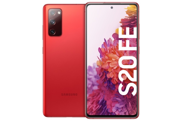 Samsung Galaxy S20 FE Smartphone Android 128 GB Rot #3 „teildefekt“ Eingebrannt