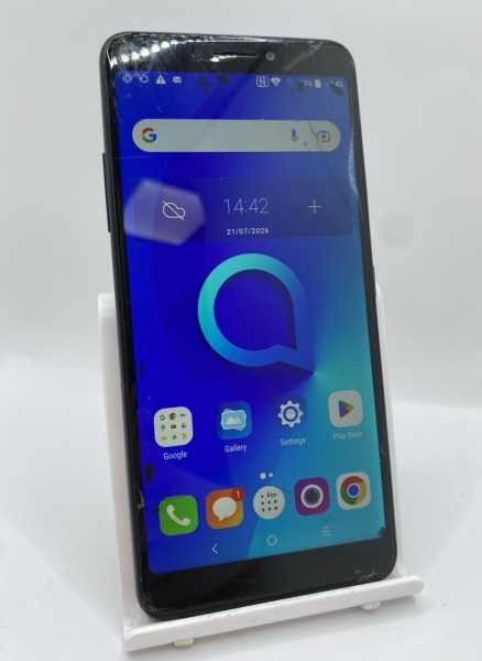 Alcatel 3V schwarz entsperrt 32GB 6″ 12MP Dual Kamera 4G Android Smartphone #C01