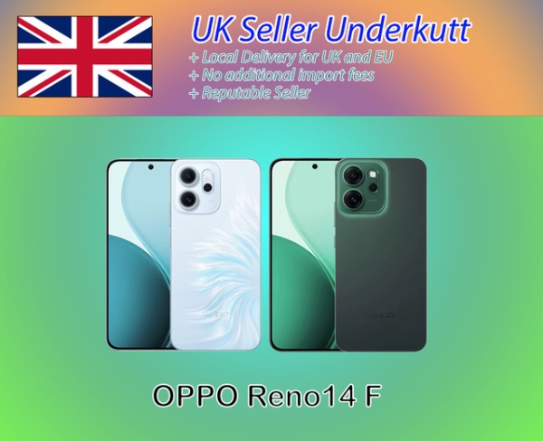 Oppo Reno14 F 5G Luminous Green 256GB 6,57″ 50MP Dual SIM SIM frei Smartphone