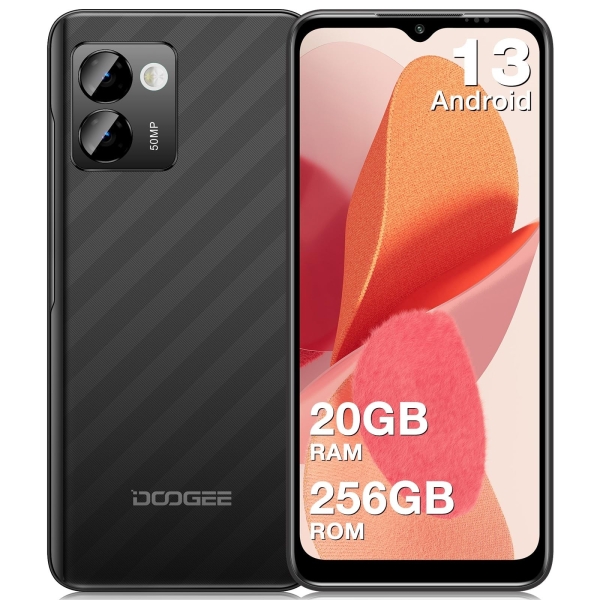 DOOGEE N50 PRO 6,52 Zoll  20GB RAM+ 256GB  Android 13  Samsung A17 Alternative