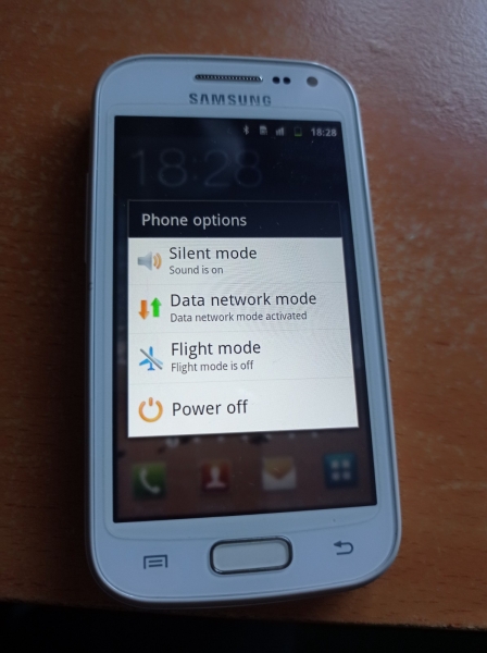 Samsung Galaxy Ace 2 GT-I8160 – 4GB – Weiß (Entsperrt) – Gebraucht