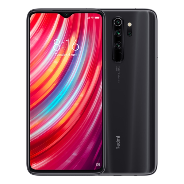 Xiaomi Redmi Note 8 Pro 64GB schwarz fairer Zustand entsperrt Android Smartphone