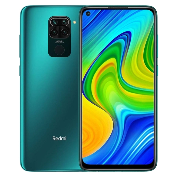 Xiaomi Redmi Note 9 64GB grün guter Zustand entsperrt Android Smartphone