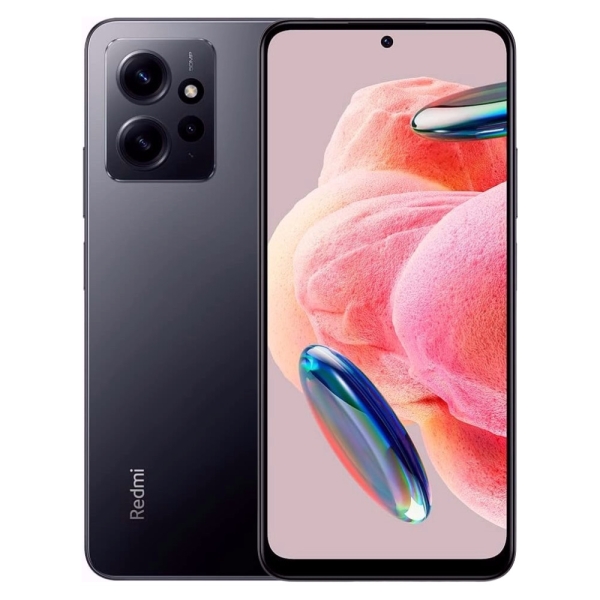 Xiaomi Redmi Note 12 128GB schwarz sehr guter Zustand entsperrt Android Smartphone