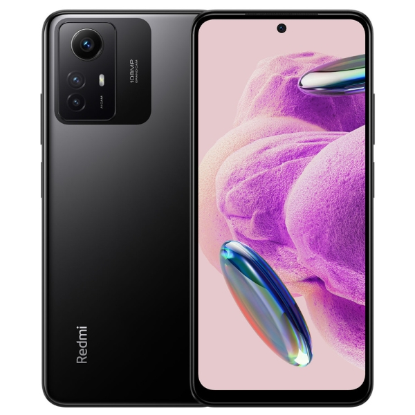 Xiaomi Redmi Note 12S 256GB schwarz makelloser Zustand entsperrt Android Smartphone