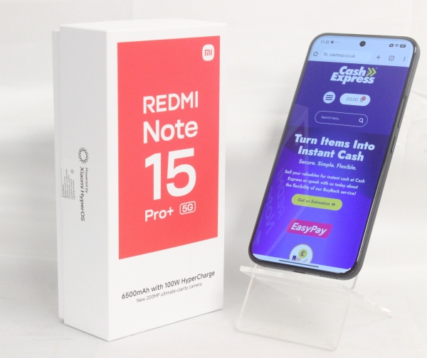 Redmi Note 15 Pro+ Plus 5G 512GB Smartphone – Schwarz – Entsperrt (B+)