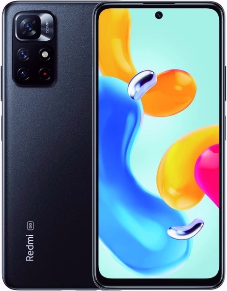 Xiaomi Redmi Note 11S 5G 128GB 6GB RAM MidnightBlack entsperrt Android Smartphone