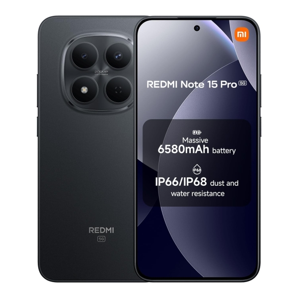 XIAOMI Redmi Note 15 Pro 5G Smartphone 12+512GB Massiver 6580mAh Akku