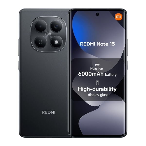 XIAOMI Redmi Note 15 Smartphone 8+256GB Massiver 6000mAh Akku Wasser