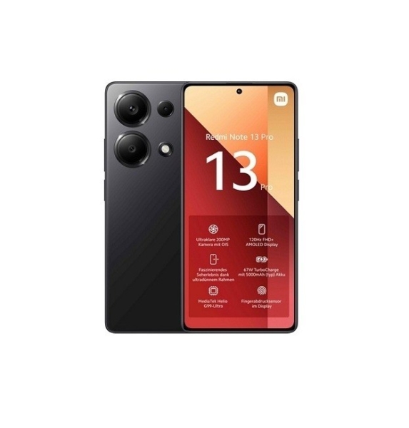 SMARTPHONE XIAOMI REDMI NOTE 13 PRO 23117RA68G 512GB DUAL SIM 4G LTE 200MP SC…