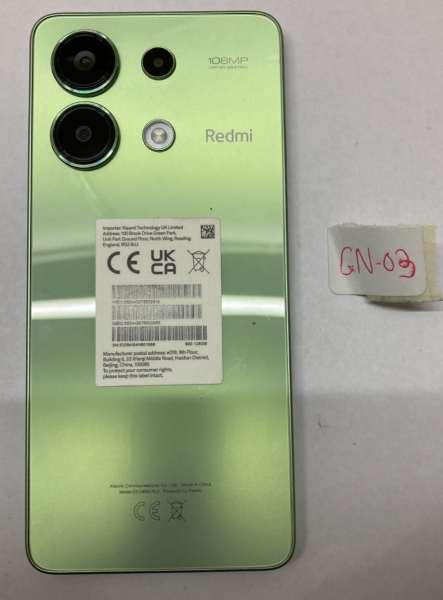 Xiaomi Redmi Note 13 Smartphone – GRÜN 6GB 128GB – 23124RA7EO (ANGEBOT WILLKOMMEN)
