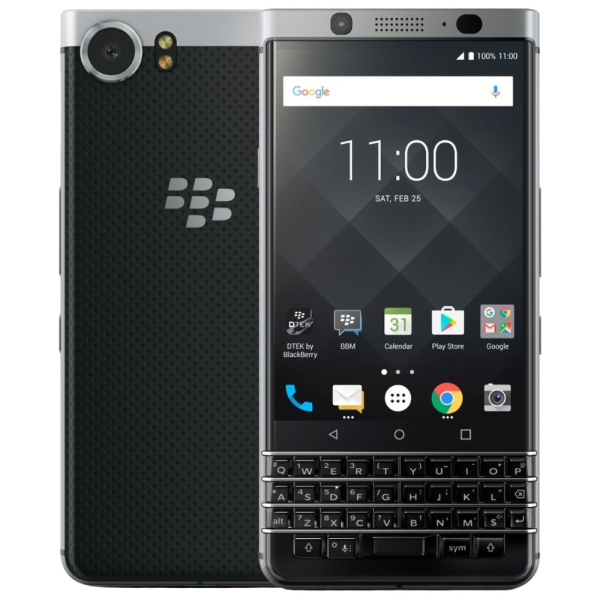 BlackBerry KEYone 32GB silber fairer Zustand entsperrt Android Smartphone