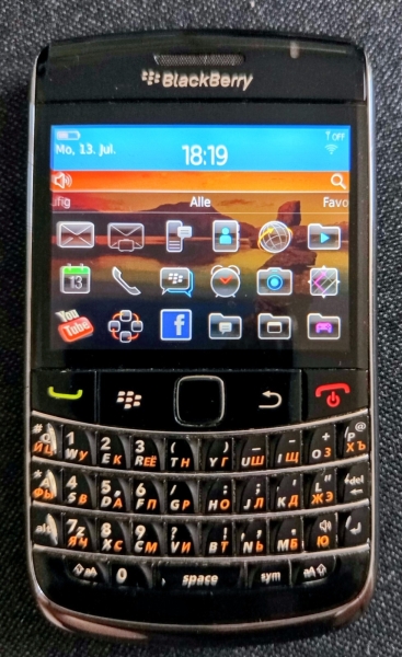 BlackBerry 9700 Smartphone Sammlerstück Rarität voll funktionsfähig Top Zustand