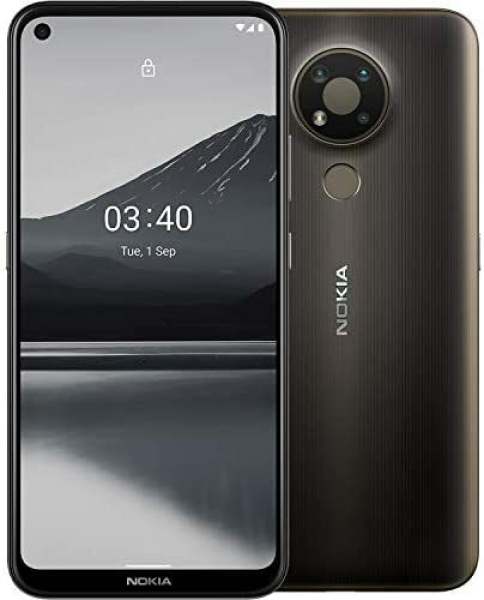 Nokia 3.4 4G 6,4“ Smartphone 3GB RAM 32GB Dual-Sim entsperrt grau Grade A