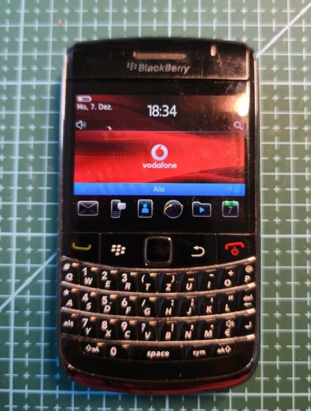 BlackBerry Bold 9700 Smartphone Vodafone QWERTZ Vintage Handy Sammler TopQuality