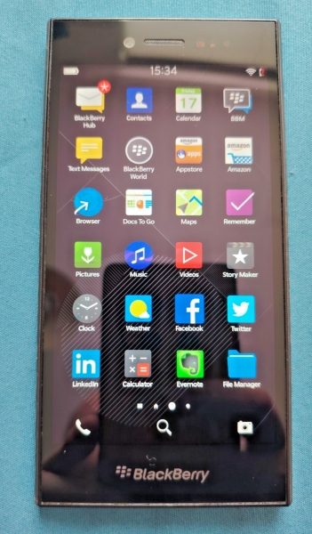 Blackberry Leap 4G LTE schwarz Smartphone 16GB (Vodafone/Asda/Lebara)